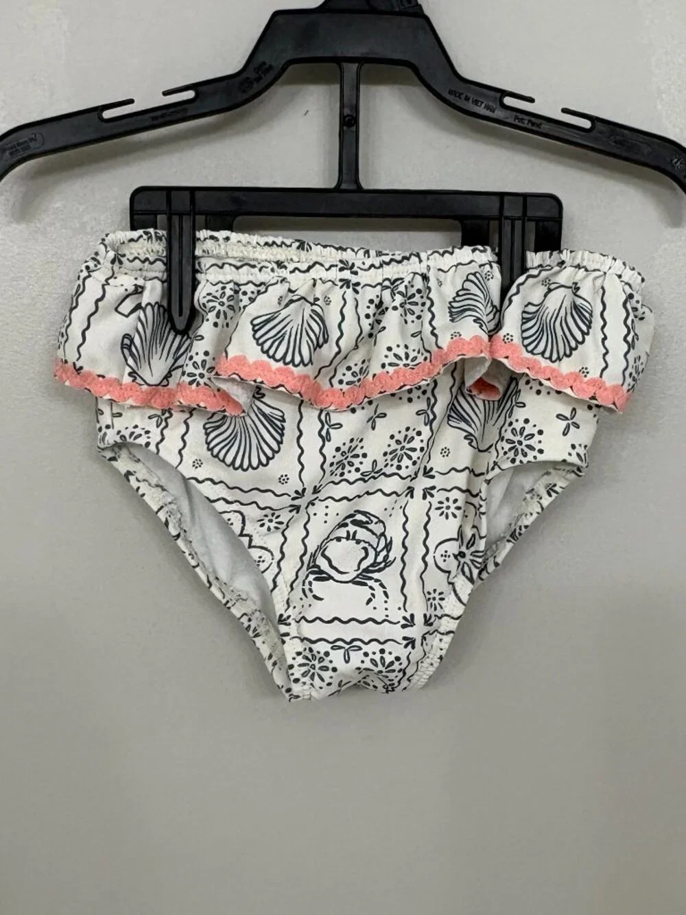 NWT - Modern Moments by Gerber Girl 2 Pc Pink Ric Rac Tankini Set - 18M and 4T